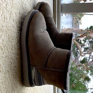 Gently Used Gray and Blue Ugg Boots